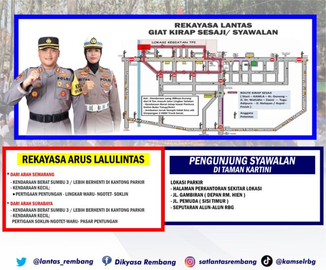 
					Tradisi Larung Sesaji Akan Warnai Jalur Pantura Rembang,Bagini Rekayasa Lalu Lintasnya