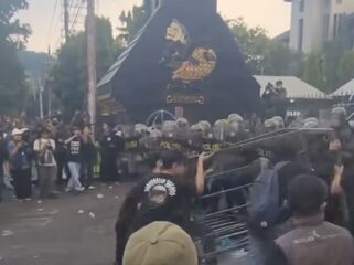 Demo Hari Buruh di Semarang, Kamis (1/5/2025) lalu. (Foto: Istimewa)