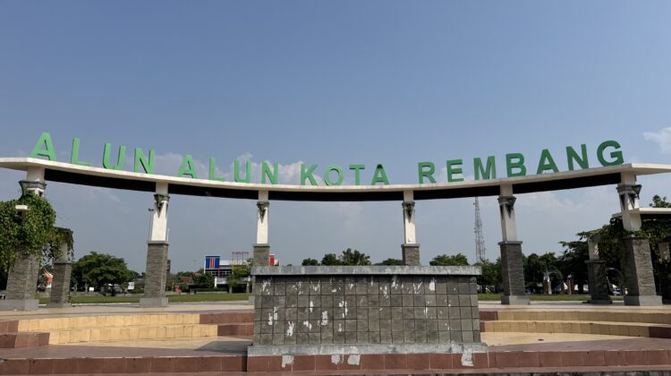 Kondisi Alun-alun Rembang, Rabu (28/5/2025). (Foto: rembangsepekan.com)