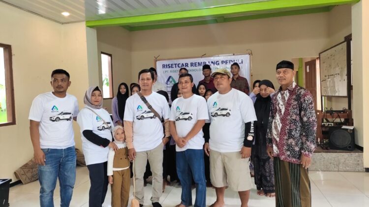 Risetcar Rembang Salurkan Bantuan Sosial ke Panti Asuhan Darul Falah Sridadi