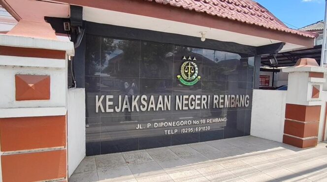 
					Kantor Kejaksaan Negeri (Kejari) Rembang. (Foto: rembangsepekan.com)
