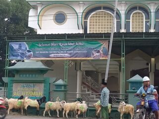 Antusiasme Peringatan Iduladha di Masjid Jami Al-Usman Plawangan, Kragan, Rembang, Jumat (6/5/2025). (Foto: Doni Setiawan/rembangsepekan.com)