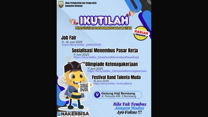
					Job Fair Rembang 2025. (Foto: dok Pemkab Rembang/rembangsepekan.com)