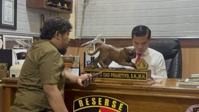 
					KBO Satreskrim Polres Rembang Iptu Widodo Eko Prasetiyo saat dikonfirmasi wartawan, Senin (28/7/2025). (Foto: rembangsepekan.com)