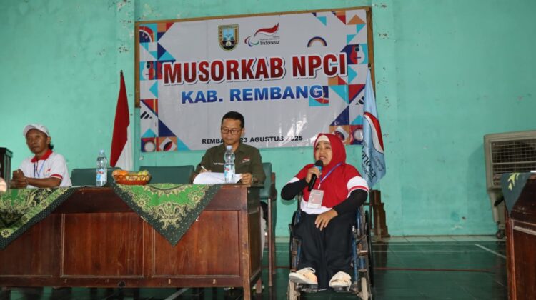 NPCI) Kabupaten Rembang menggelar Musorkab di Aula Rumdin Wabup, Sabtu (23/8). (Foto: Doni Setiawan/rembangsepekan.com)