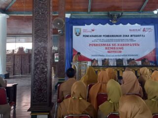 17 Puskesman di Rembang komitmen canangkan ZI, di Pendopo Kabupaten Rembang, Senin (11/8/2026). (Foto: Doni Setiawan/rembangsepekan.com)