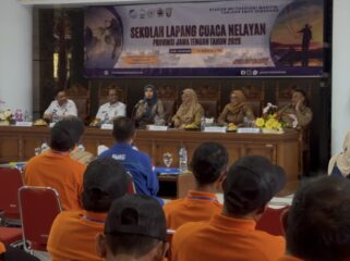 BMKG menggelar Sekolah Lapang Cuaca Nelayan (SLCN) di Aula Lantai 4 Kantor Bupati Rembang, Senin (4/8/2025). (Foto: rembangsepekan.com)