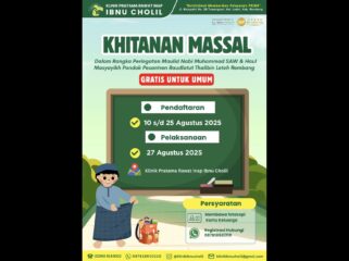 Klinik Pratama Ibnu Cholil Rembang menggelar khitan masal. (Foto: Tangkap Layar)