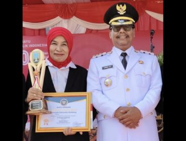 SDN Ngemplak, Lasem, Rembang, meraih penghargaan Adiwiyata Terbaik II tingkat kabupaten. (Foto: rembangsepekan.com)