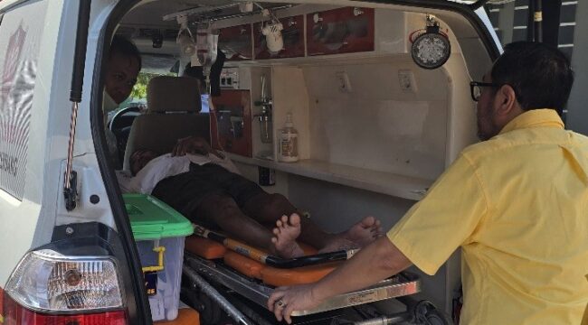 Anggota DPR RI Firman Soebagyo ke Desa Trahan, Kecamatan Sluke, Kabupaten Rembang, pada Minggu (3/8/2025). (Foto: rembangsepekan.com)