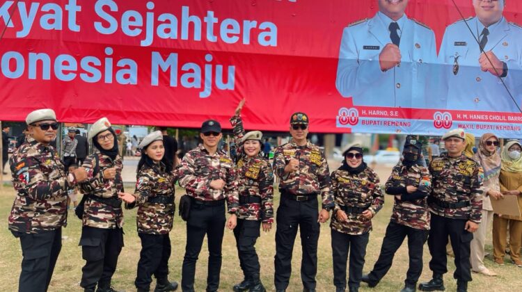 Peringatan HUT Ke-80 Republik Indonesia di Alun-Alun Rembang, Sabtu (17/8/2025). (Foto: rembangsepekan.com)