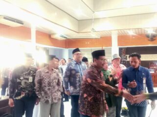 Pemkab Rembang mengikuti tahapan verifikasi lanjutan Penghargaan 'Swasti Saba' Kabupaten/Kota Sehat (KKS) 2025, Selasa (26/8/2025), di Lantai 4 Gedung Setda. (Foto: rembangsepekan.com)