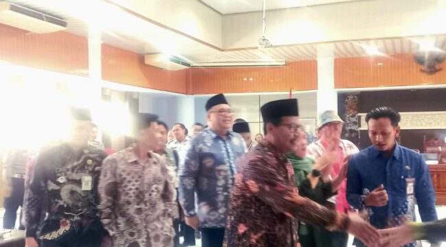 Pemkab Rembang mengikuti tahapan verifikasi lanjutan Penghargaan 'Swasti Saba' Kabupaten/Kota Sehat (KKS) 2025, Selasa (26/8/2025), di Lantai 4 Gedung Setda. (Foto: rembangsepekan.com)
