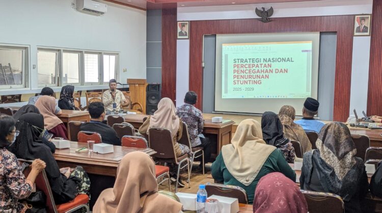 Sosialisasi dan bimbingan teknis pelaporan Aksi Konvergensi Percepatan Pencegahan dan Penurunan Stunting (P3S) di aula Bappeda Rembang, Kamis (4/9/2025). (Foto: rembangsepekan.com)