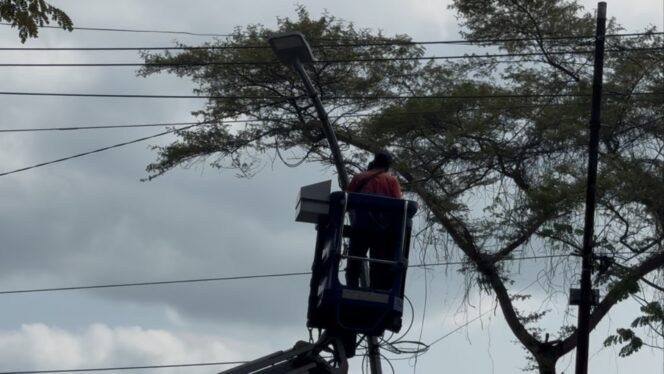 
					Pemerintah tengah mengerjakan pemasangan Lampu Penerangan Jalan Umum (LPJU) di 528 titik yang tersebar di sejumlah wilayah. (Foto: rembangsepekan.com)