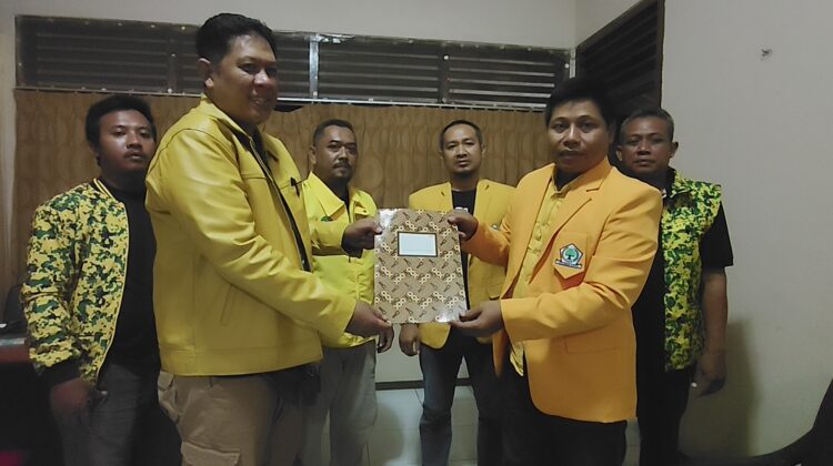 Maryono calon Ketua Dewan Pimpinan Daerah (DPD) Partai Golkar Kabupaten Rembang dalam Musyawarah Daerah (Musda) XI Partai Golkar Tahun 2025. (Foto: rembangsepekan.com)