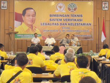 Bimtek Sistem Verifikasi Legalitas dan Kelestarian yang digelar Balai Pengelolaan Hutan Lestari (BPHL) Wilayah VIII di Rembang, Rabu (8/10/2025). (Foto: rembangsepekan.com)
