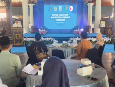 Pemkab Rembang melalui Dinkominfo menggelar Forum Satu Data Kabupaten Rembang Semester II Tahun 2025 pada Kamis (30/10), di Pendopo Museum RA Kartini, Rembang. (Foto: rembangsepekan.com)
