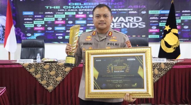 Kapolres Rembang, AKBP Dhanang Bagus Anggoro menorehkan prestasi membanggakan di tingkat nasional. (Foto: rembangsepekan.com)