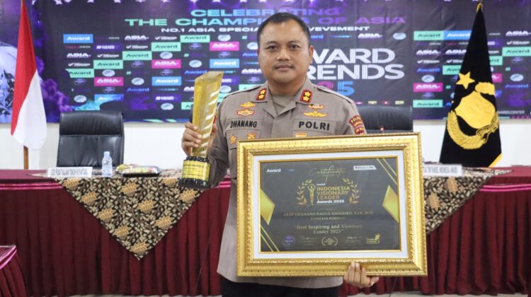 Kapolres Rembang, AKBP Dhanang Bagus Anggoro menorehkan prestasi membanggakan di tingkat nasional. (Foto: rembangsepekan.com)