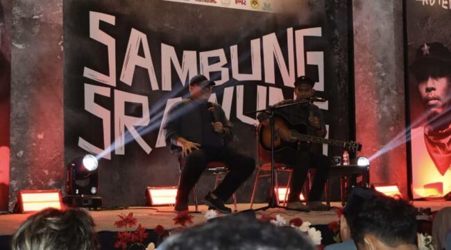 Suasana Pendopo Museum RA Kartini Rembang pada Jumat (6/11) malam terasa meriah. (Foto: rembangsepekan.com)