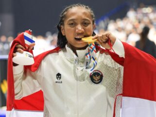 Dwi Ani Retno Wulan raih medali emas MMA SEA Games 2025 (dok. NOC Indonesia).