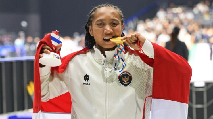 Dwi Ani Retno Wulan raih medali emas MMA SEA Games 2025 (dok. NOC Indonesia).