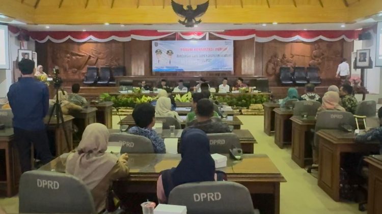 Forum Konsultasi Publik RKPD 2027 di ruang paripurna DPRD Rembang, Kamis (29/1/2026). Foto: rembangsepekan.com.