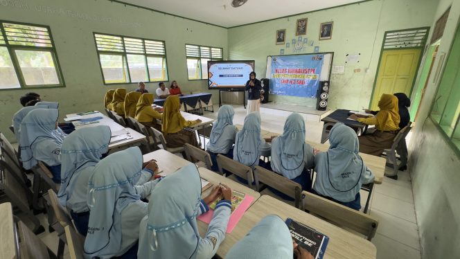 
					Peringatan HPN 2026 di SMP N 3 Sale, Rembang, Kamis (5/2/2026). Foto: rembangsepekan.com