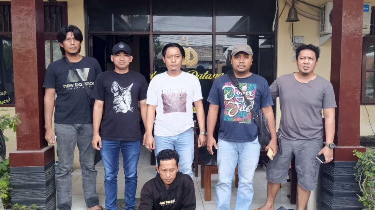 Polisi amankan AR pelaku tipu-tipu jadi korban begal di Sarang. Foto: dok Polsek Sarang