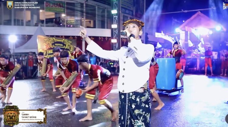 Guwe Gemeration Juara I Festival Thong Thong Klek Rembang 2026. Foto: tangkap layar youtube.