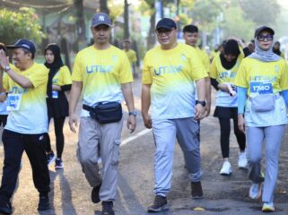 Potret Kemeriahan UT Fun Run, Minggu (12/4/2026). Foto: Pemkab Rembang/rembangsepekan.com
