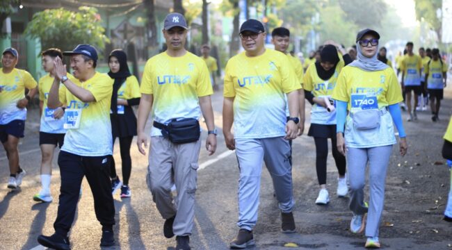 Potret Kemeriahan UT Fun Run, Minggu (12/4/2026). Foto: Pemkab Rembang/rembangsepekan.com