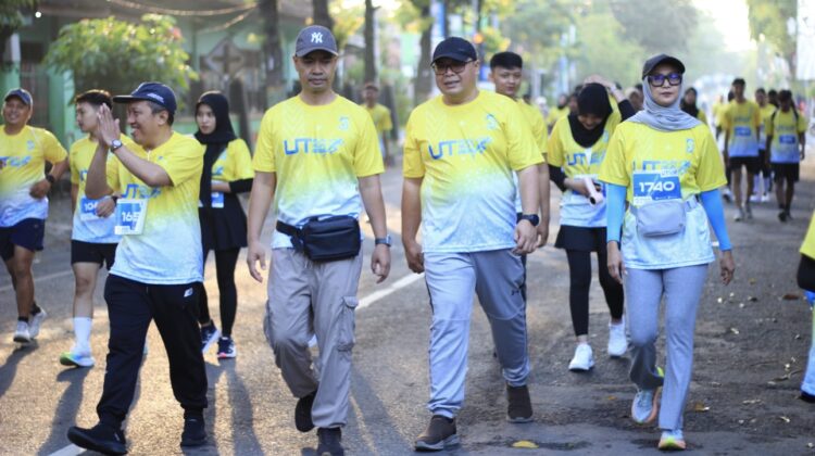 Potret Kemeriahan UT Fun Run, Minggu (12/4/2026). Foto: Pemkab Rembang/rembangsepekan.com