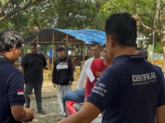 Rekonstruksi kasus pembunuhan remaja di Sedan. (Foto: rembangsepekan.com)