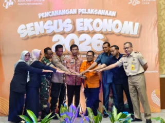 Pencanangan Sensus Ekonomi 2026 di sebuah hotel di jalur Pantura, Selasa (23/6/2026). Foto: rembangsepekan.com