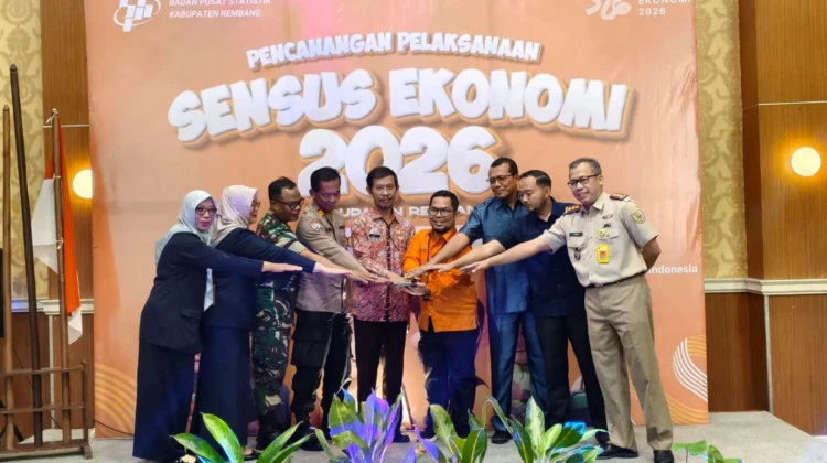 Pencanangan Sensus Ekonomi 2026 di sebuah hotel di jalur Pantura, Selasa (23/6/2026). Foto: rembangsepekan.com