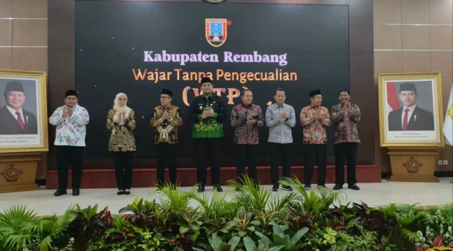 Pemkab Rembang kembali meraih opini WTP ke-8 berturut-turut dari BPK. Foto: rembangsepekan.com