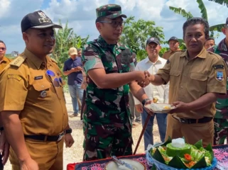 Jembatan Garuda Merah Putih kini Jembatan Suwaduki di Kasreman diresmikan pada Senin (22/6/2026). Foto: rembangsepekan.com