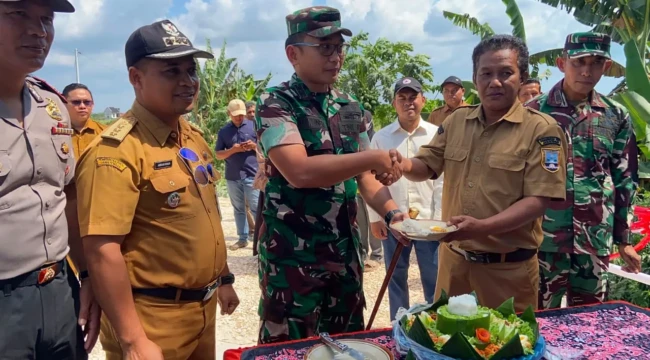 Jembatan Garuda Merah Putih kini Jembatan Suwaduki di Kasreman diresmikan pada Senin (22/6/2026). Foto: rembangsepekan.com