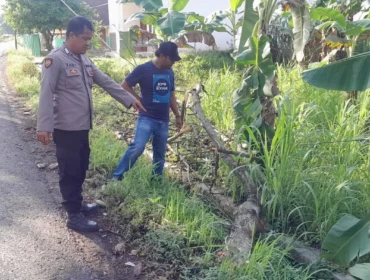 Polisi melakukan olah TKP di lokasi insiden di Desa Sidowayah, Pancur, pada Selasa (23/6/2026). Foto: rembangsepekan.com