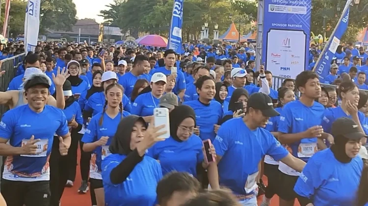 Rembang City Run 2026 dalam rangka HUT Ke-285 Kabuoaten Rembang, Minggu (26/7/2026). Foto: rembangsepekan.com