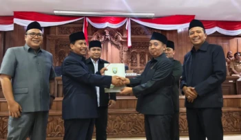 Rapat paripurna KUA-PPAS 2027 di Gedung DPRD Rembang, Senin (7/9/2026). (Foto: rembangsepekan.com)