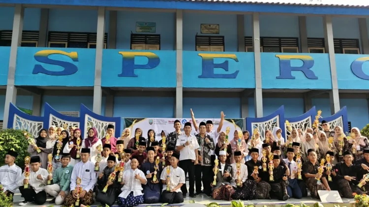 475 siswa SMP negeri dan swasta se-Kabupaten Rembang mengikuti Lomba MAPS ke-15 tingkat SMP, Rabu (14/10/2026). Foto: rembangsepekan.com