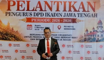 Advokat Abd Mun’im mendapat kepercayaan untuk mengemban tugas di bidang sosial, politik dan budaya dalam kepengurusan DPD IKADIN Jawa Tengah. Foto: rembangsepekan.com