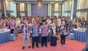 Kegiatan Gelar Pengawasan Daerah Kabupaten Rembang Tahun 2026 di salah satu hotel di jalur Pantura Rembang, Selasa (27/10/2026). (Foto: rembangsepekan.com)