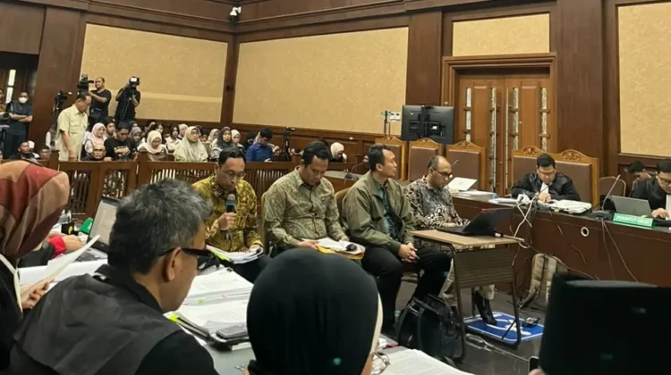 Sidang kasus kuota haji tambahan di Pengadilan Tipikor pada Pengadilan Negeri Jakarta Pusat, Selasa (27/10/2026). (Foto: rembangsepekan.com)